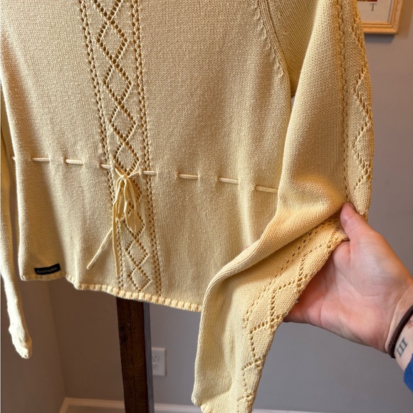 Butter Yellow Spring Sweater - Picture 5 of 7